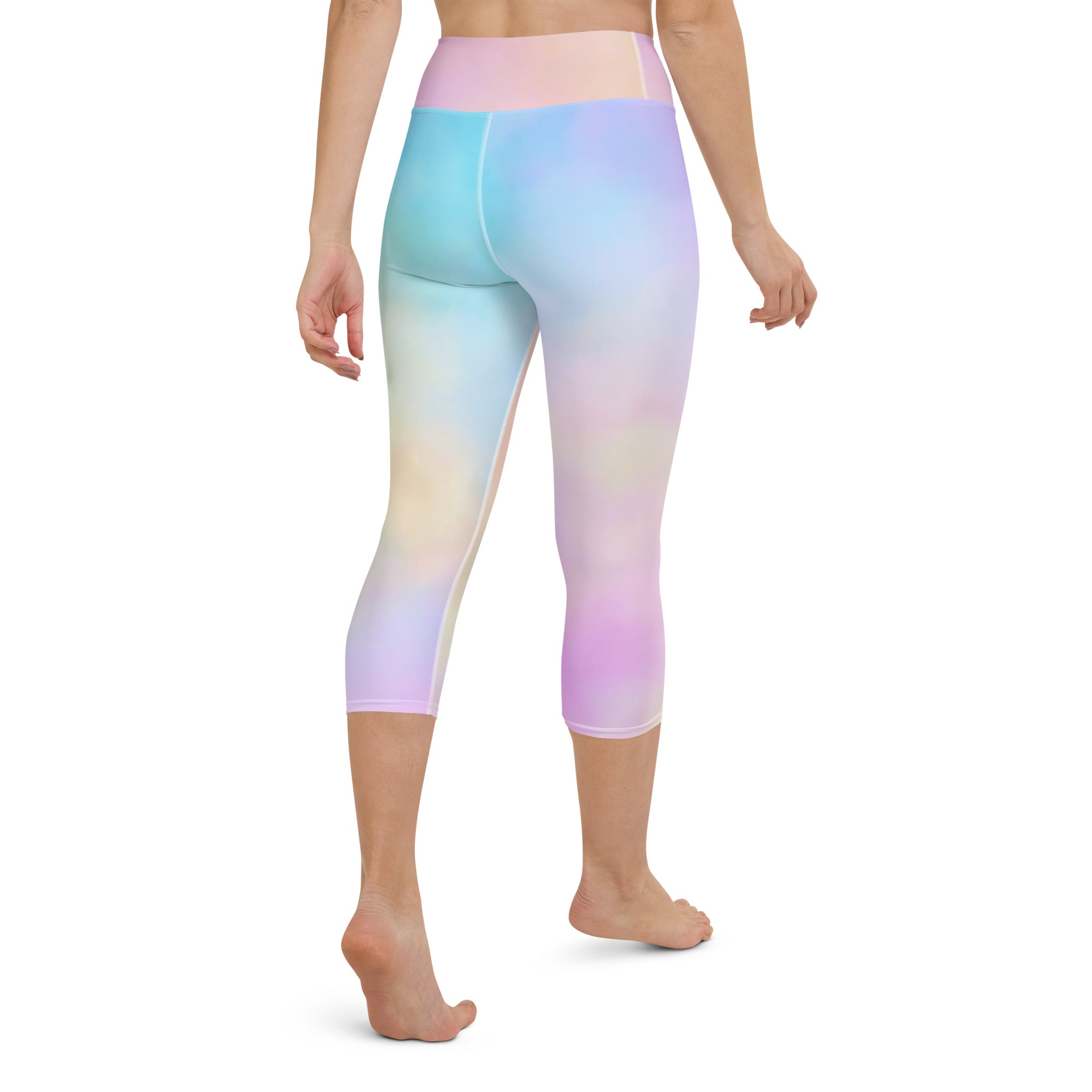 Cotton Candy Yoga Capri Leggings